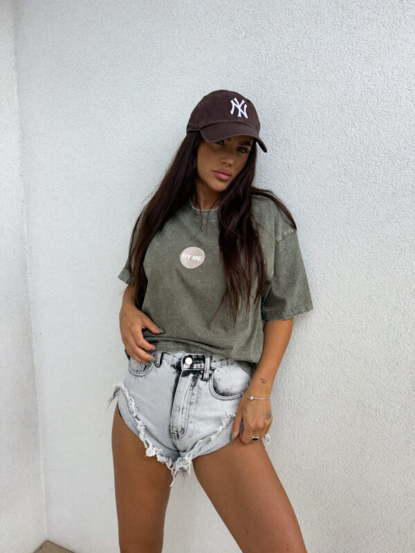 T-shirt JOJO - khaki - obrazek 5