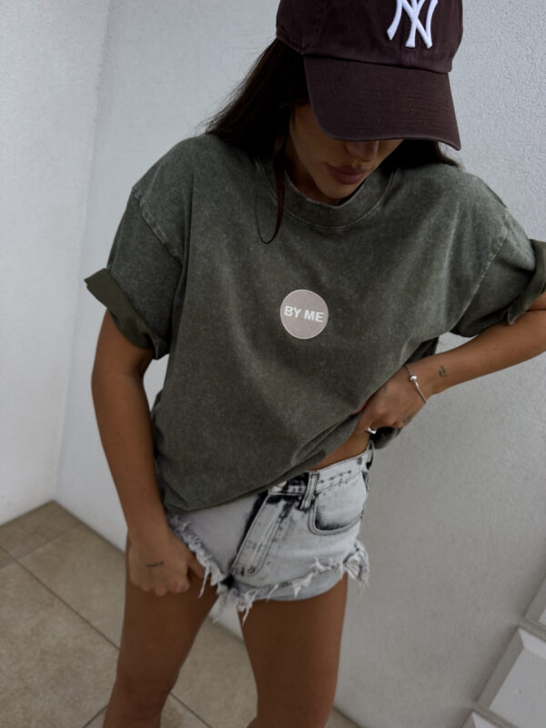 T-shirt JOJO - khaki - obrazek 6