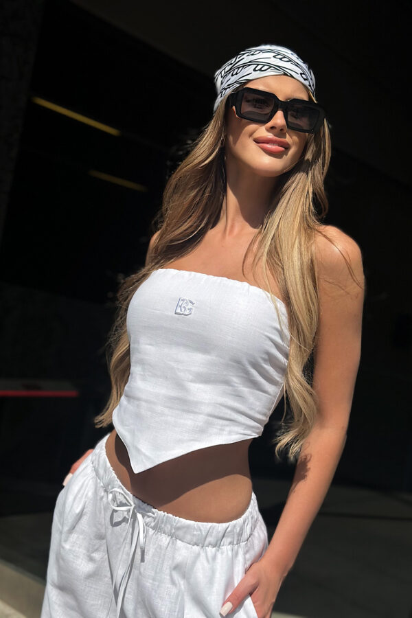 Top damski BG Young | biały - obrazek 3