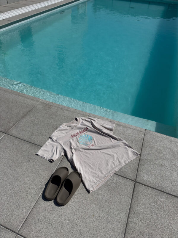 T-shirt SHELL - jasny beż - obrazek 18