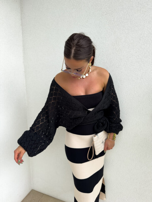 Kimono AMEIRO - czarne - obrazek 6