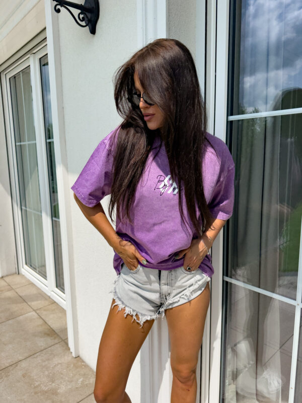 T-shirt MONETTE - fioletowy - obrazek 4