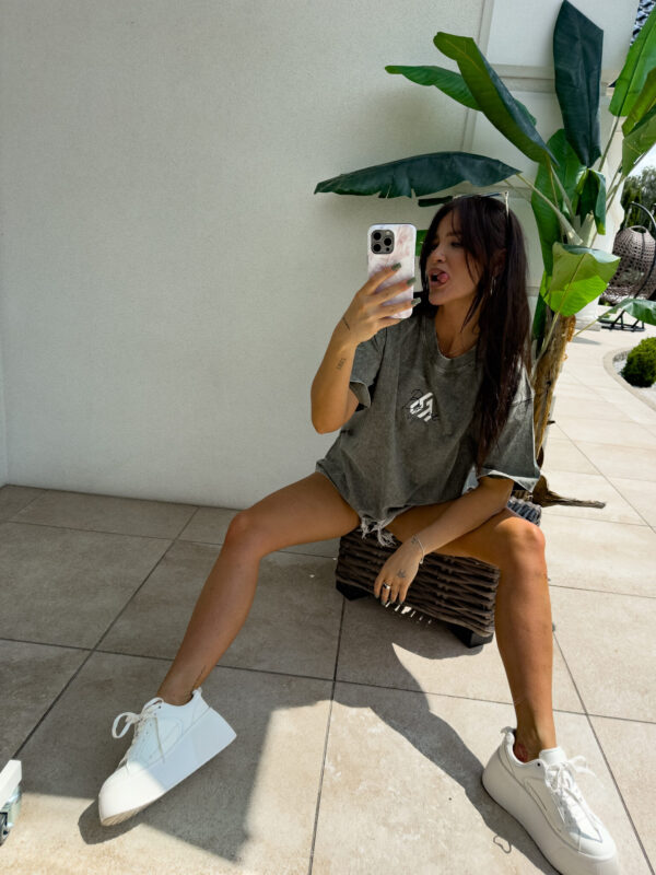 T-shirt MONETTE - khaki - obrazek 7