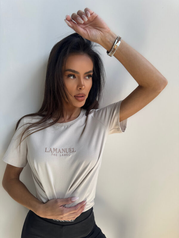 Tshirt MIRA beż - obrazek 3