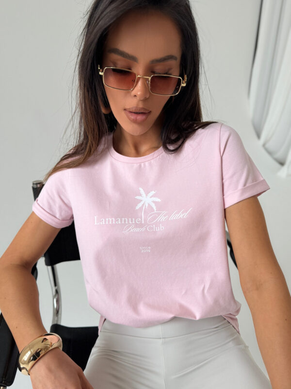 Tshirt MALIBU róż - obrazek 4