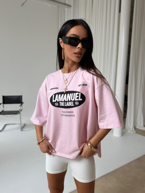 Tshirt SUPREME róż - obrazek 4