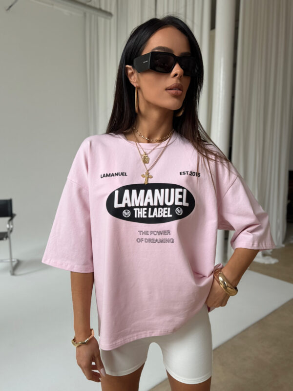 Tshirt SUPREME róż - obrazek 5