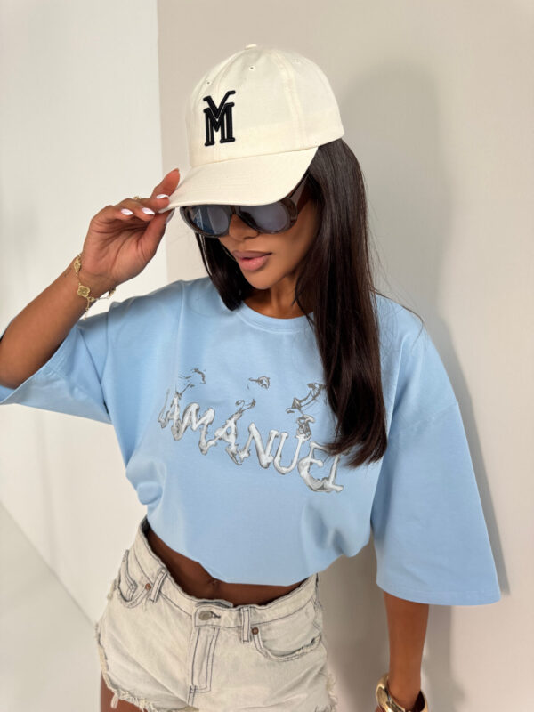 Tshirt BURN baby blue - obrazek 6