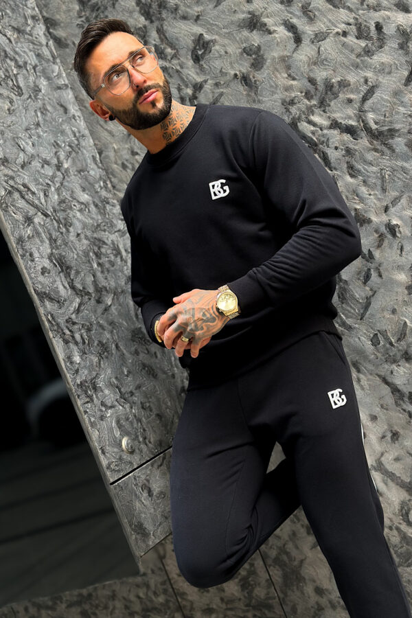 Bluza męska BG Basic | czarny - obrazek 5