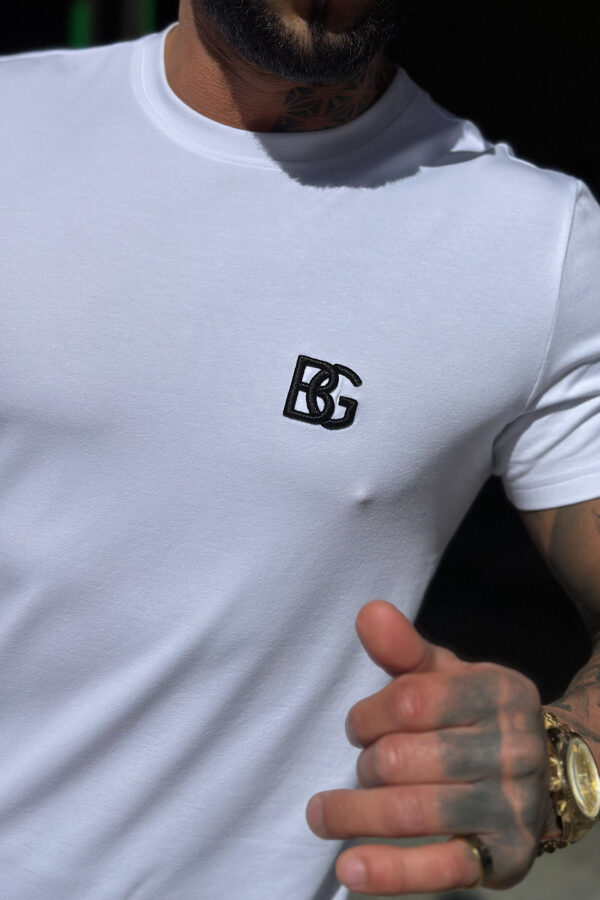 T-Shirt męski BG Bond | biały - obrazek 9