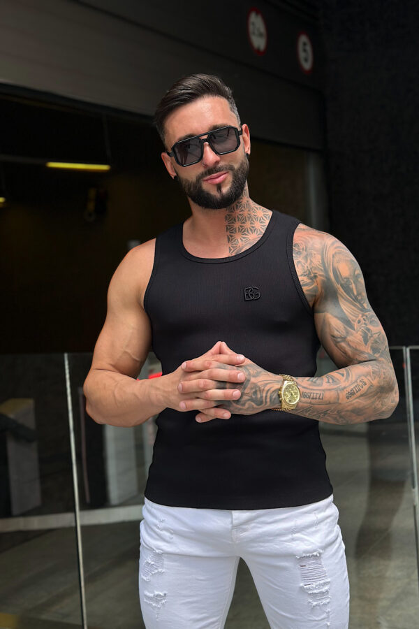 Bluzka męska BG Husband | czarny - obrazek 4